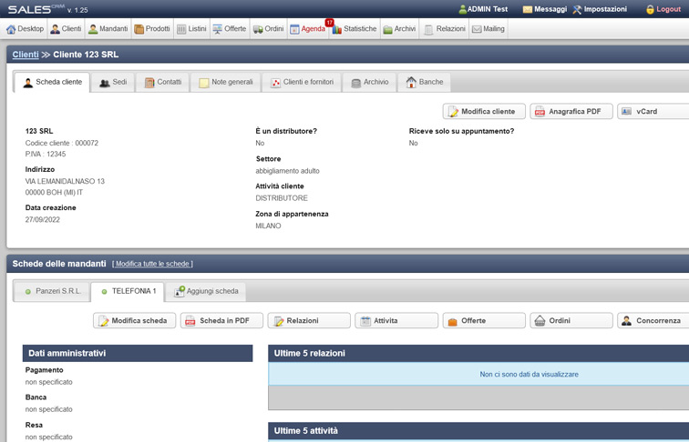 Sales CRM: Software per Agenti di commercio e Agenzie di Rappresentanza